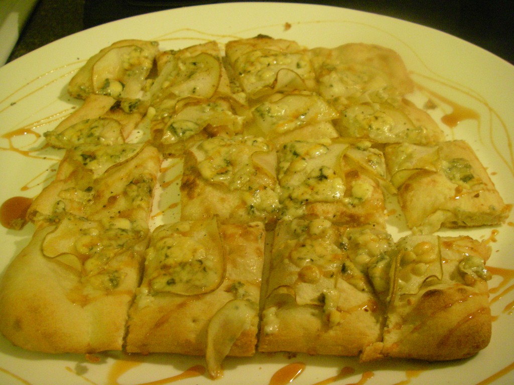 Caramel-Pear Flatbread